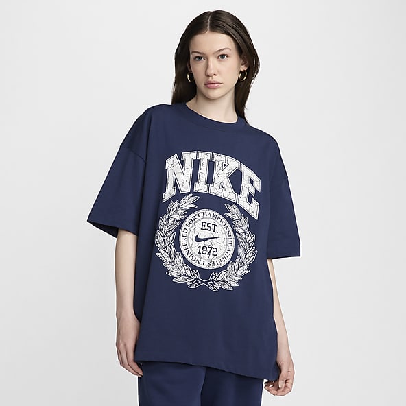 Nike graphic tees womens discount